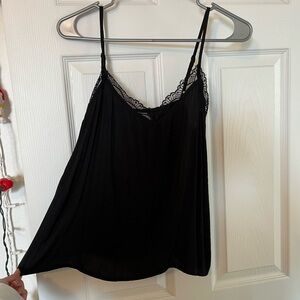 Hollister Black Camisole with Lace Detail